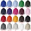 hoodie color chart - Minecraft UK Shop