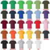 t shirt color chart - Minecraft UK Shop