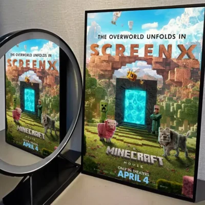 Minecraft ScreenX Portal Scene Wall Art