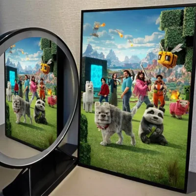 Minecraft Animal Friends Group Wall Art