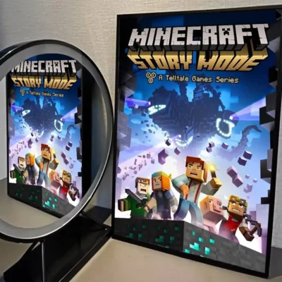 Minecraft Sky Battle Adventure Wall Art
