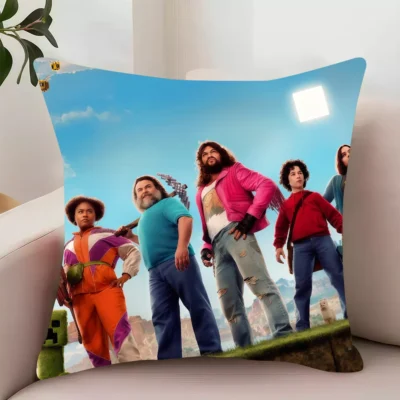 Minecraft Live Action Heroes Group Pillow