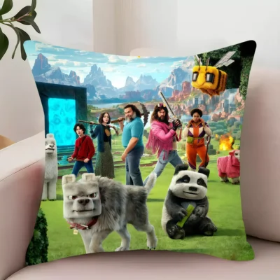Minecraft Animal & Heroes Group Pillow
