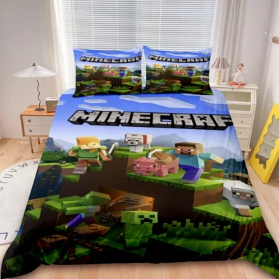 Minecraft Classic World Exploration Bedding Set