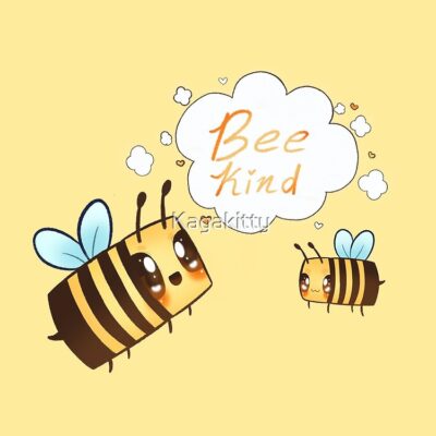 Alternative view of Blocky Bee Bee Kind Tote Bag