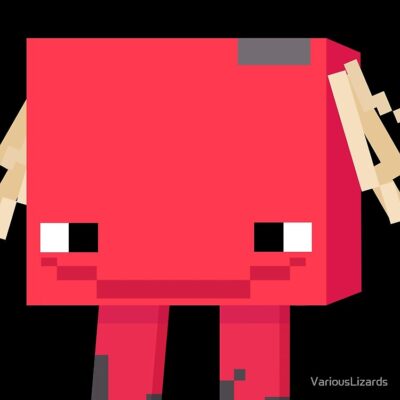 Alternative view of Minecraft Strider But Smiling Tote Bag