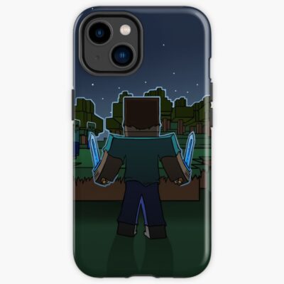 Minecraft Night Fighter Iphone Case