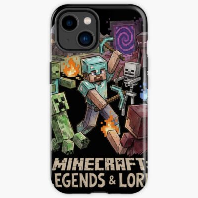 Minecraft Steve Alex Fan Art Collage Iphone Case