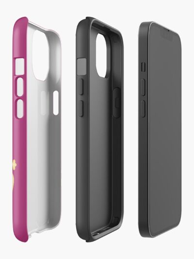Alternative view of Lesbian Pride Minecraft Bee Iphone Case