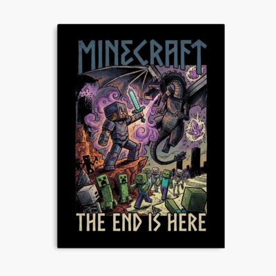 Minecraft Steve Alex Creeper Enderman Poster