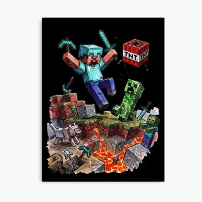 Minecraft Tnt Adventure Map Poster