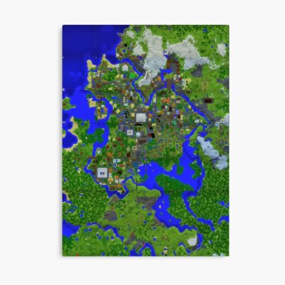 Map Minecraft Poster