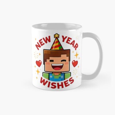 New Year S Wishes Minecraft Mug