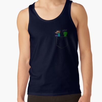 Minecraft Little Pocket Creeper Tank Top