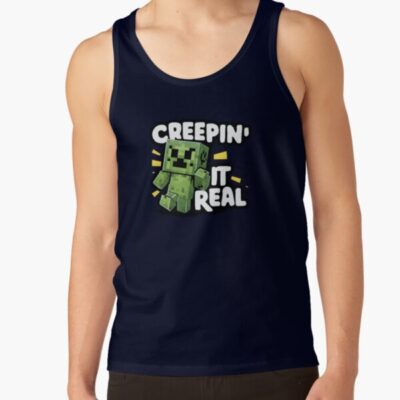 Creeper Minecraft Fan Art Design Tank Top