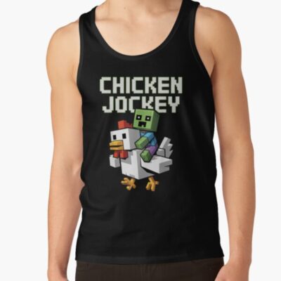Minecraft Chicken Jockey Tank Top