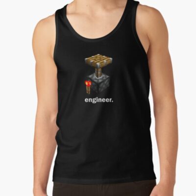 Engineer Minecraft Redstone Piston Tank Top