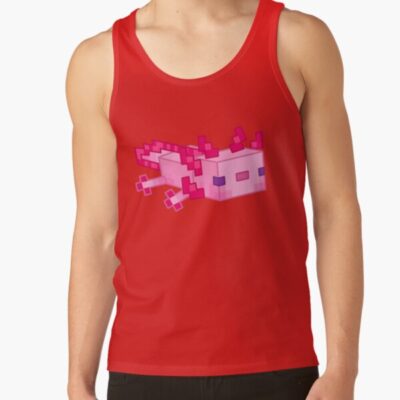 Minecraft Pink Axolotl Tank Top