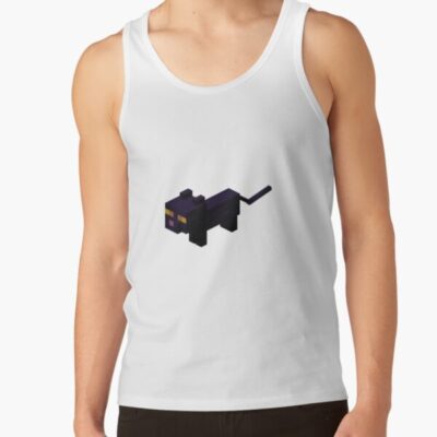 Minecraft Black Kitten Tank Top