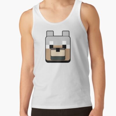 Wolf Minecraft Mob Tank Top