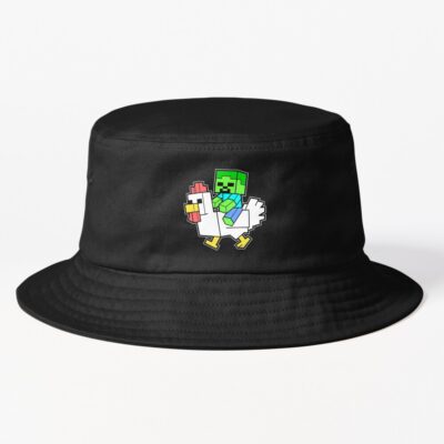 Chicken Jockey Minecraft Bucket Hat