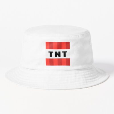 Tnt Creeper Minecraft Pattern Texture Bucket Hat