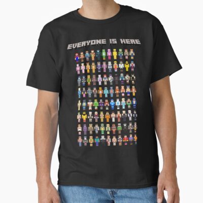 Alternative view of Minecraft Super Craft Bros T-shirt