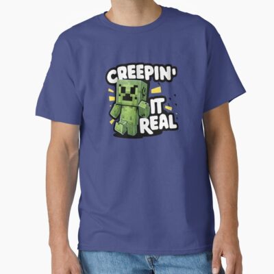 Creeper Minecraft Fan Art Design T-shirt