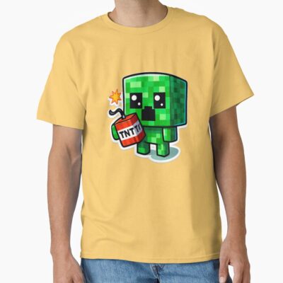 Creeper Tnt Kawaii Minecraft T-shirt