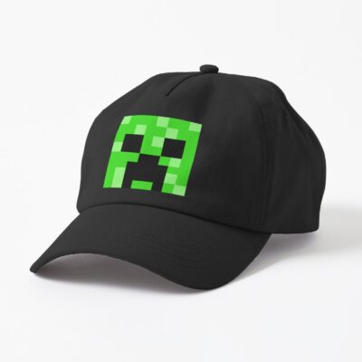 Creeper Minecraft Pattern Texture Cap