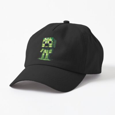 Adorable Minecraft Creeper Cap