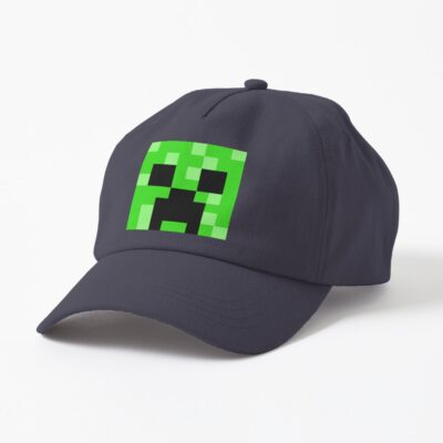 Creeper Minecraft Pattern Texture Cap