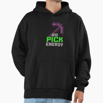 Minecraft Big Pick Energy Design Hoodie