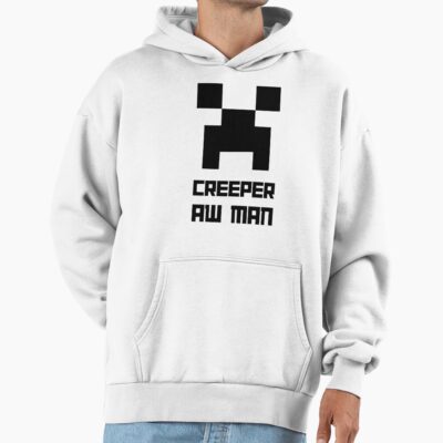 Minecraft Creeper Aw Man Hoodie