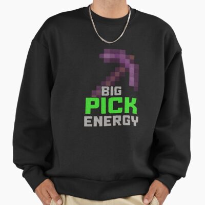 Minecraft Big Pick Energy Design Sweatshirt