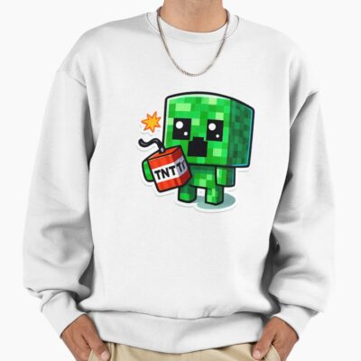 Creeper Tnt Kawaii Minecraft Sweatshirt