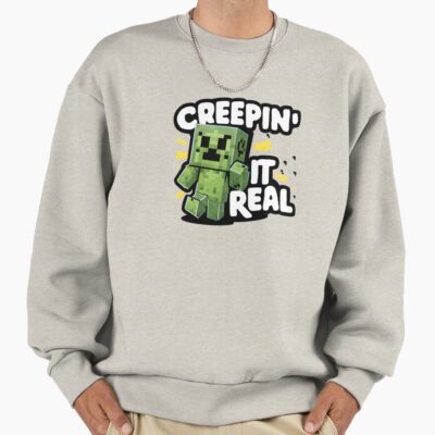 Creeper Minecraft Fan Art Design Sweatshirt