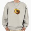 ssrcooversized sweatshirtmens 01oatmeal heatherfrontsquare productx1000 4 - Minecraft UK Shop