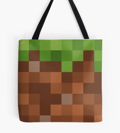 Minecraft Mini Dirt Block Tote Bag