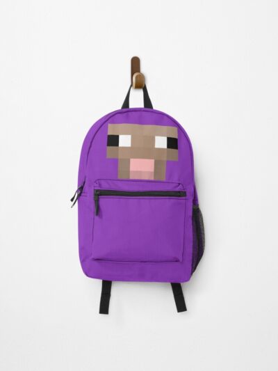 Purple Sheep Minecraft Backpack