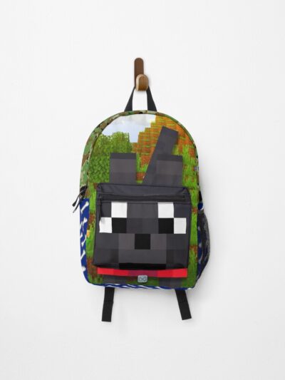 Minecraft Black Wolf Backpack