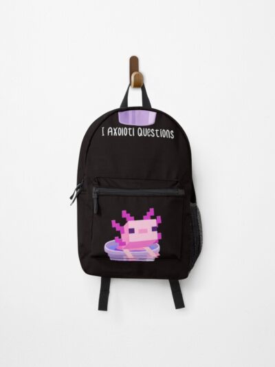 I Axolotl Questions Minecraft Axolotl Gift Idea Backpack