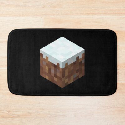 Snow Block Minecraft Block Icon Bath Mat