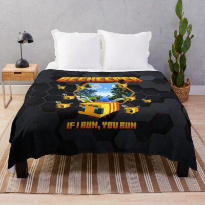 Beekeeper If I Run You Run Throw Blanket