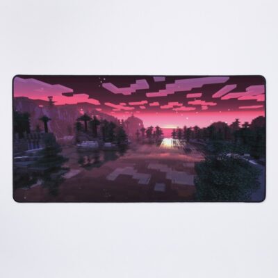 Minecraft Sunset Mouse Pad