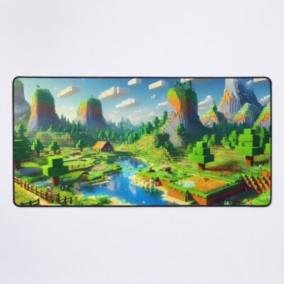 Minecraft World Rendering Biome Plain Mouse Pad