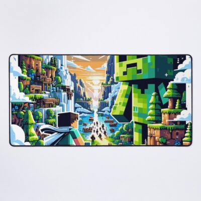 Pixel Adventure Quest Epic Gamer Design Mouse Pad