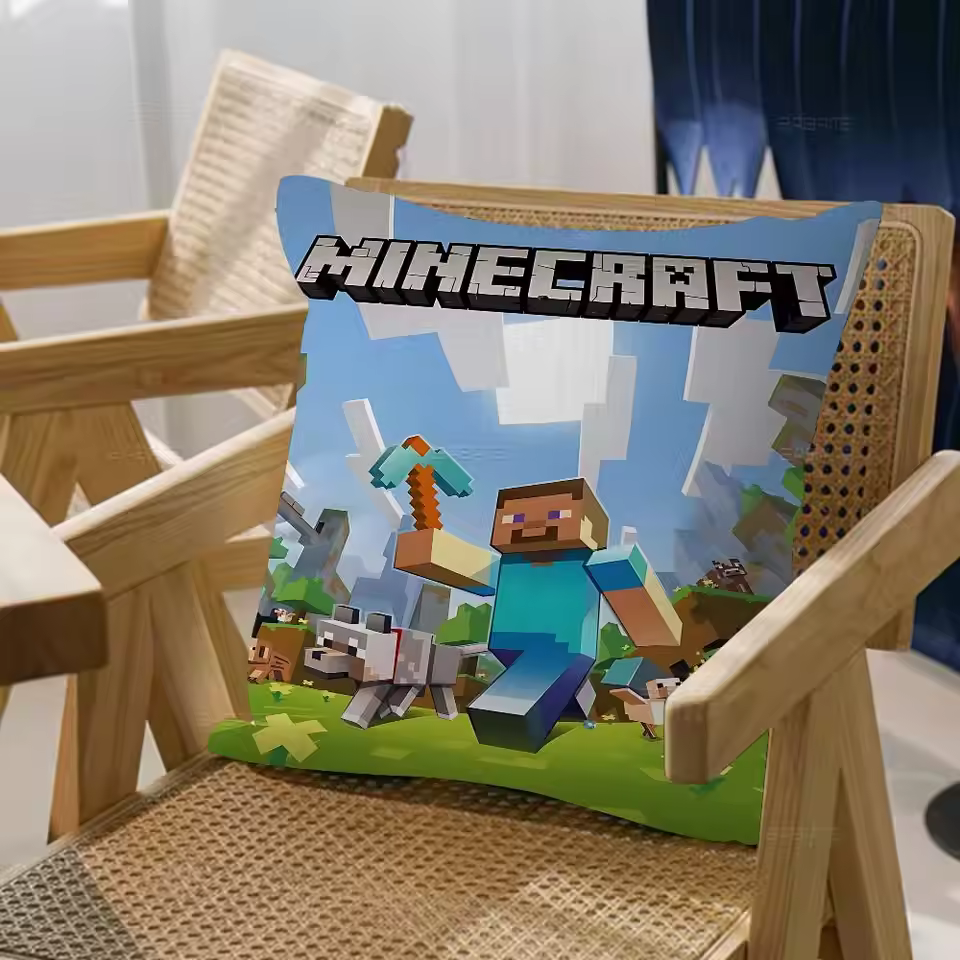 Minecraft Artistic Style Pillow