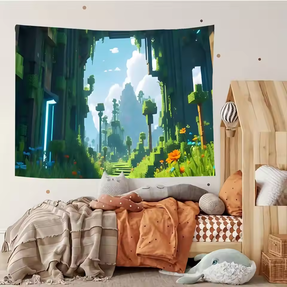 Minecraft Retro Legacy Tapestry