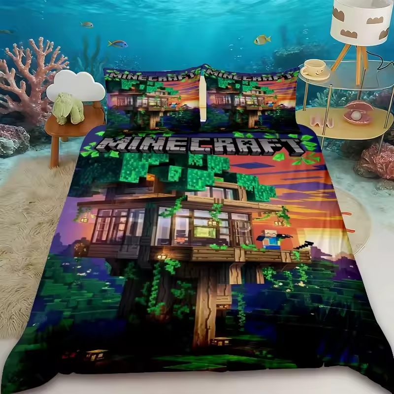 Minecraft Timeless Edition Bedding Set